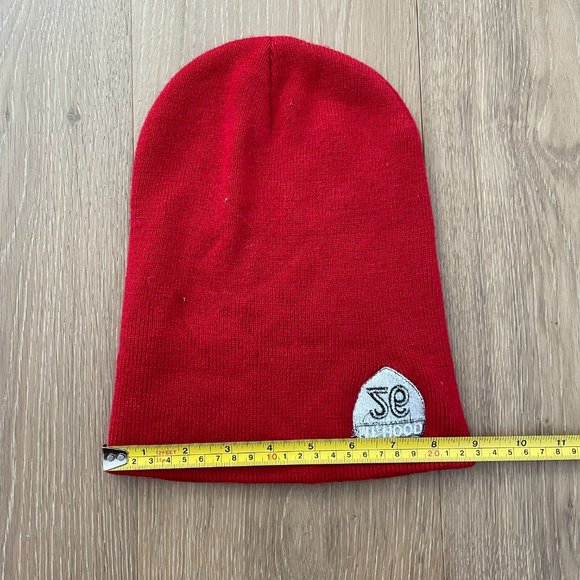 Port and Company Beanie Hat Red Knit Mt. Hood Highway 26 Oregon Snowboarding Ski - Picture 8 of 11